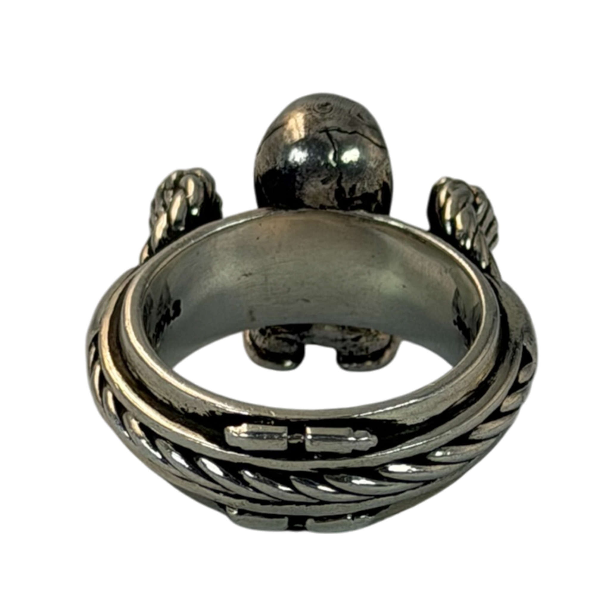 CHROME HEARTS Fotti Harris Teeter Cable Ring Size 8.5