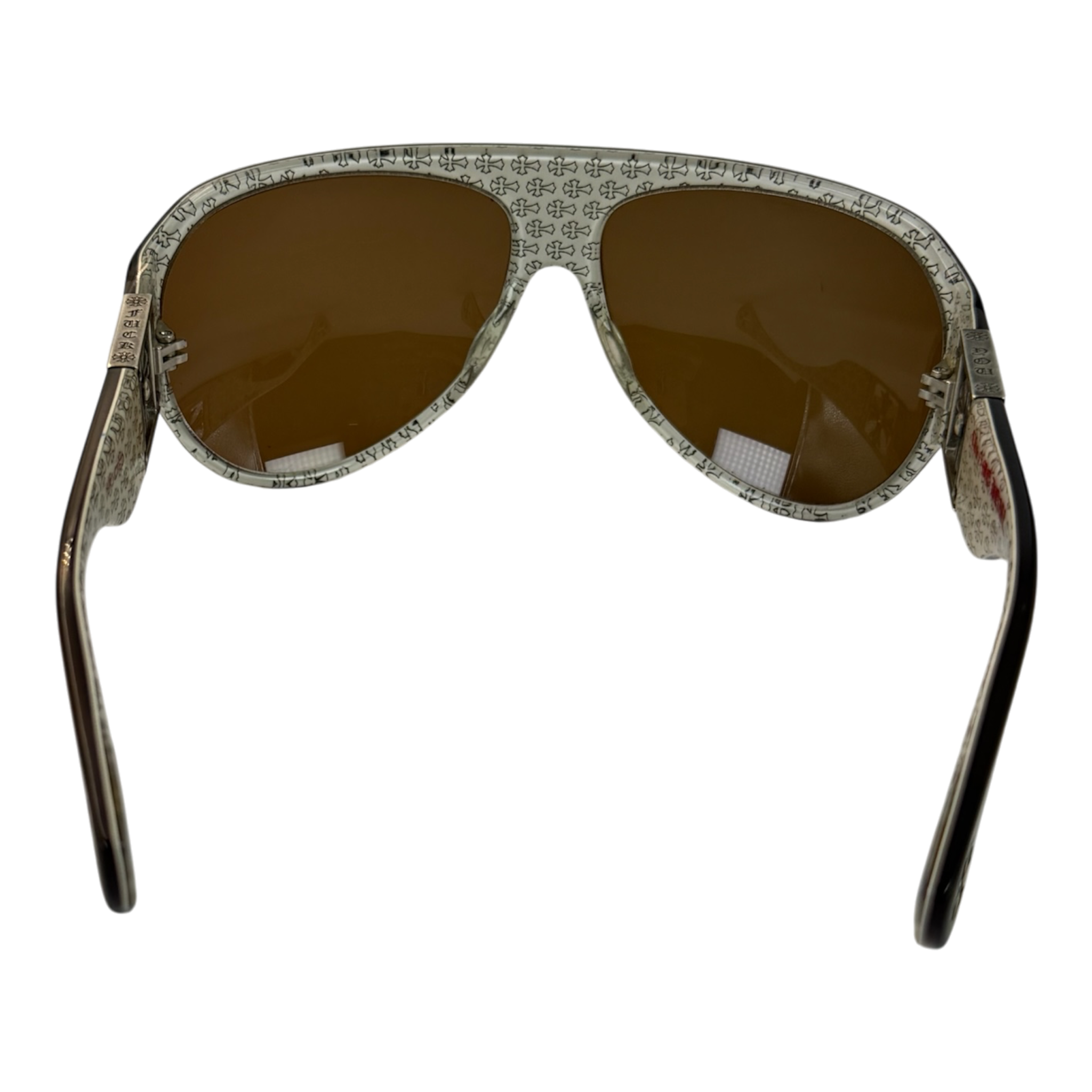 CHROME HEARTS Erected Rockstar Aviator Sunglasses
