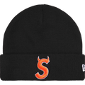 New Era® Devil S Logo Beanie (Black)