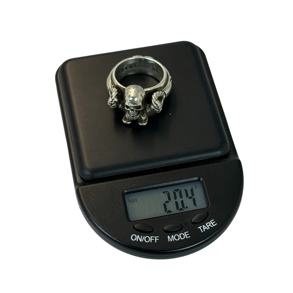 CHROME HEARTS Fotti Harris Teeter Cable Ring Size 8.5