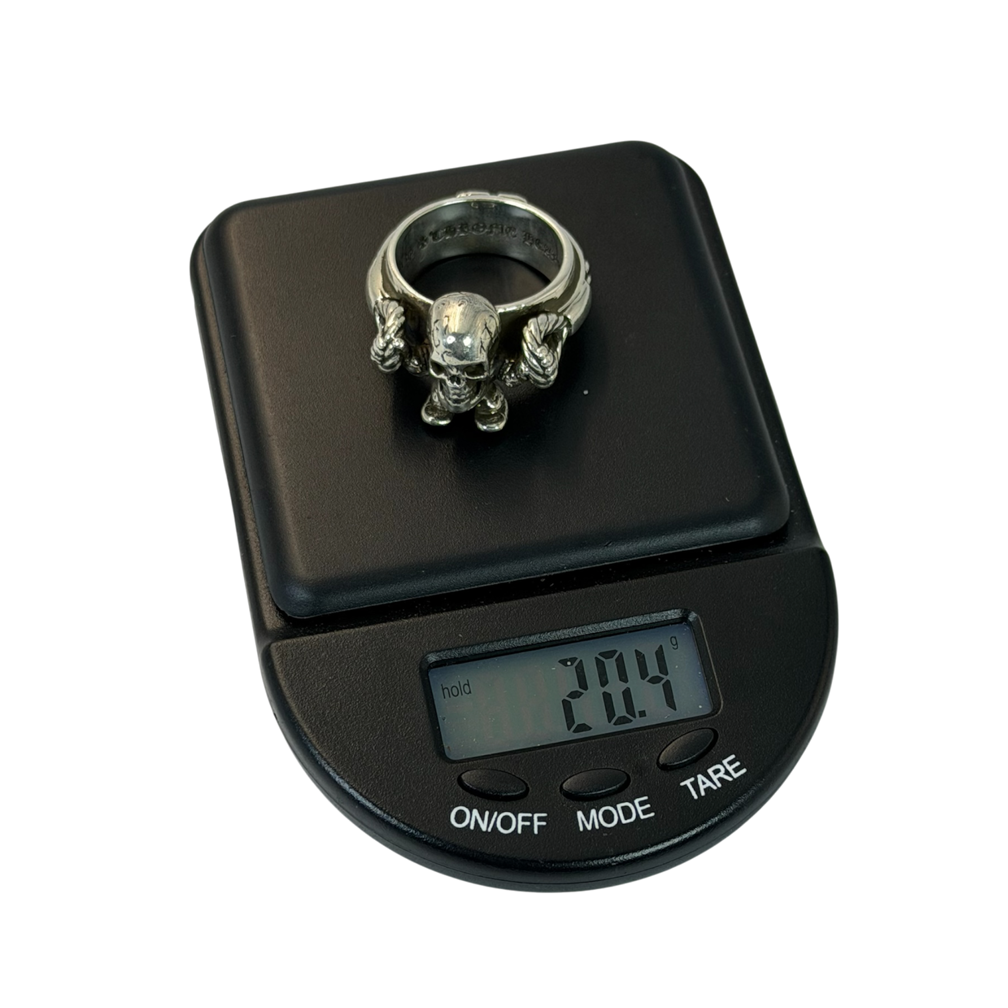CHROME HEARTS Fotti Harris Teeter Cable Ring Size 8.5