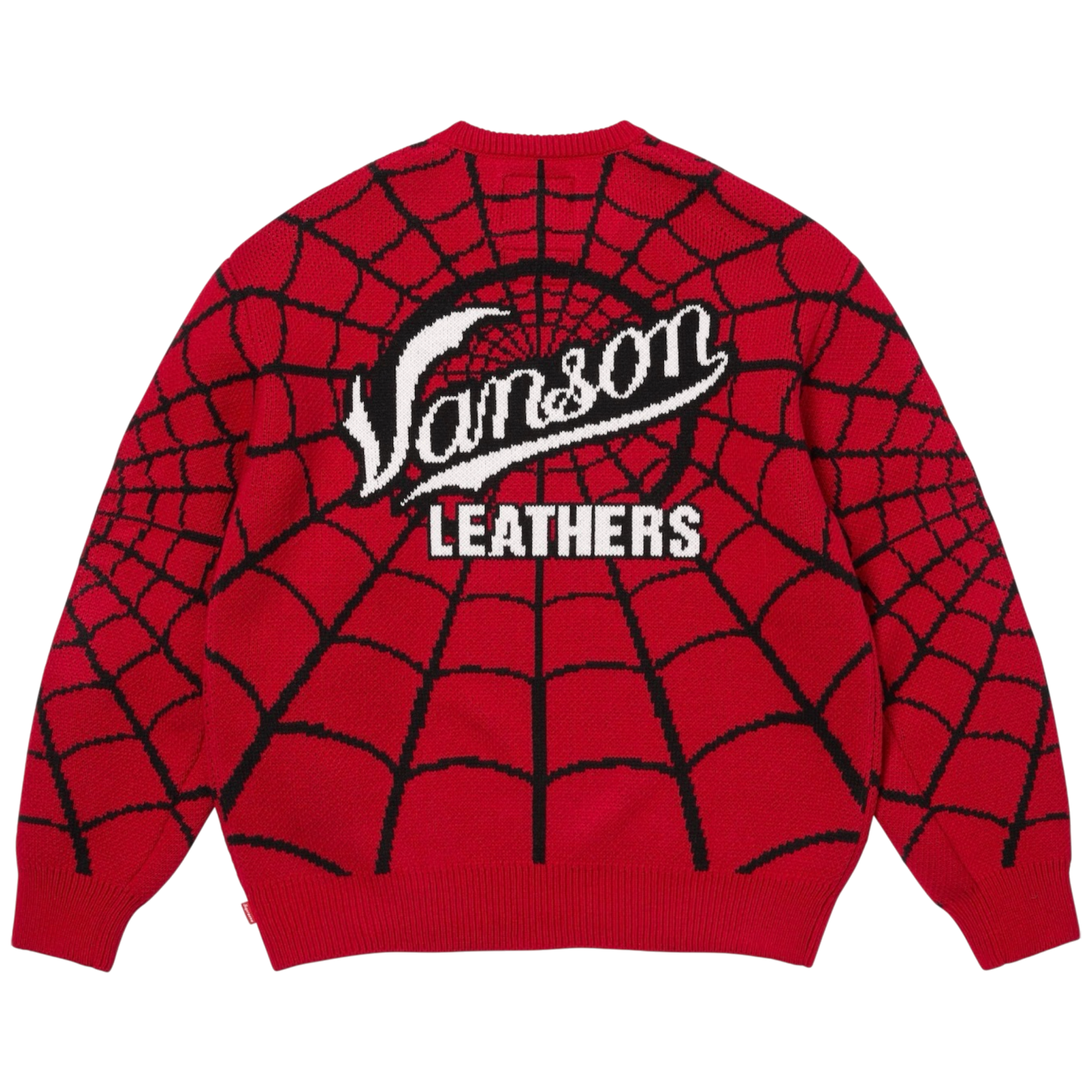 Supreme®/Vanson Leathers® Spider-Man Sweater (Red)