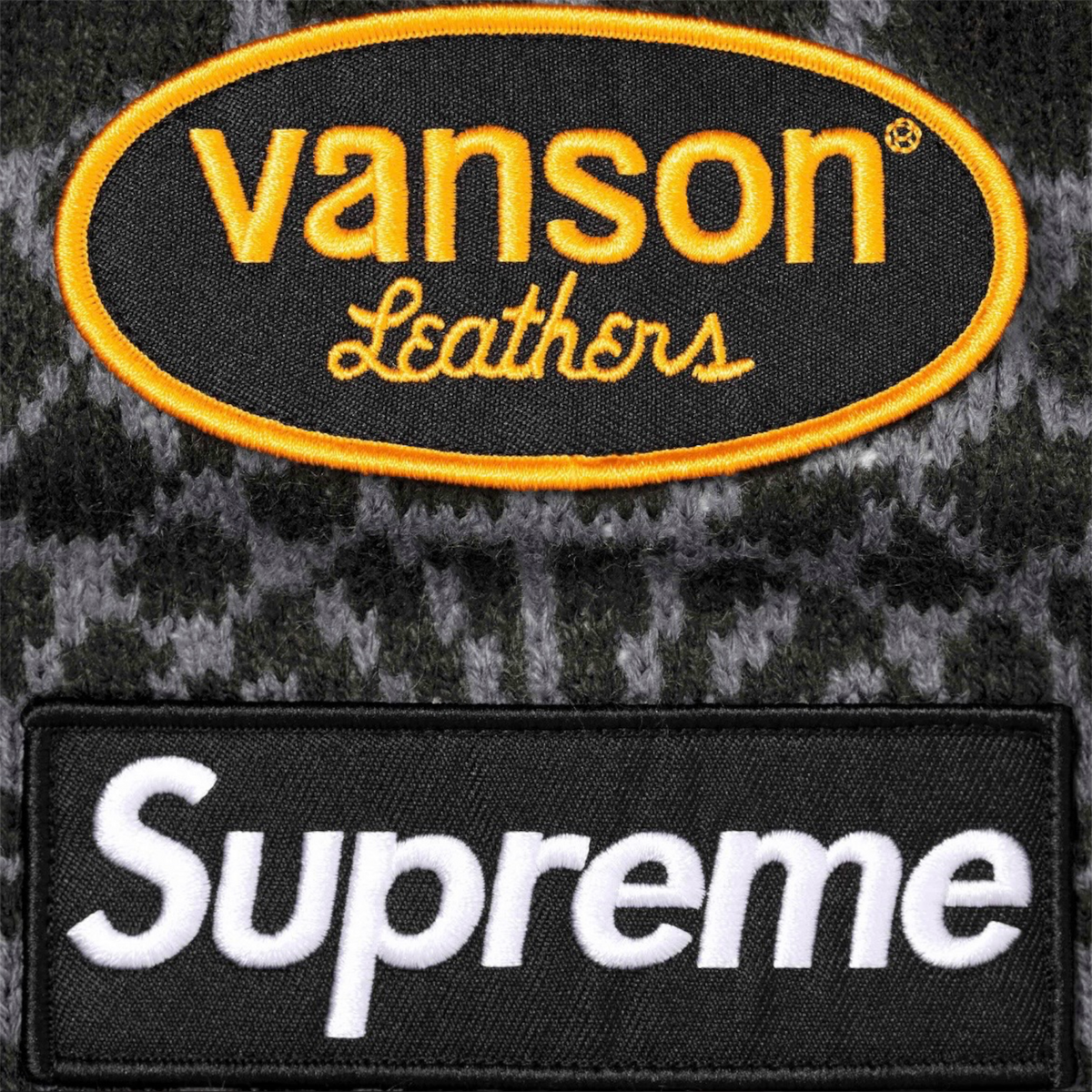 Supreme®/Vanson Leathers® Spider-Man Sweater (Black)