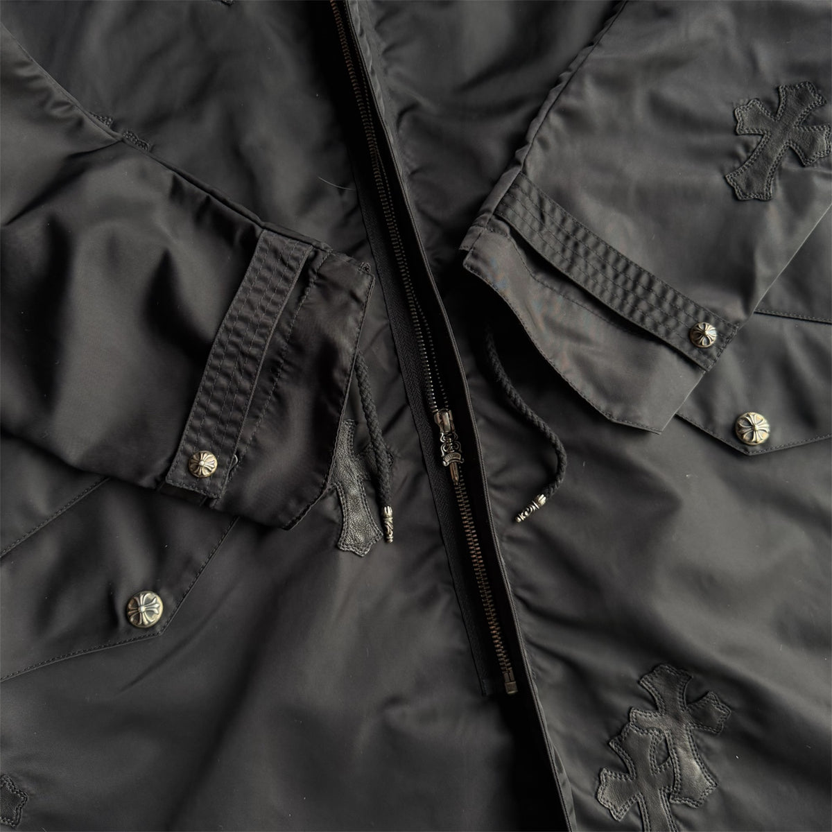 Chrome Hearts Nylon Jacket 21 Cross Patch