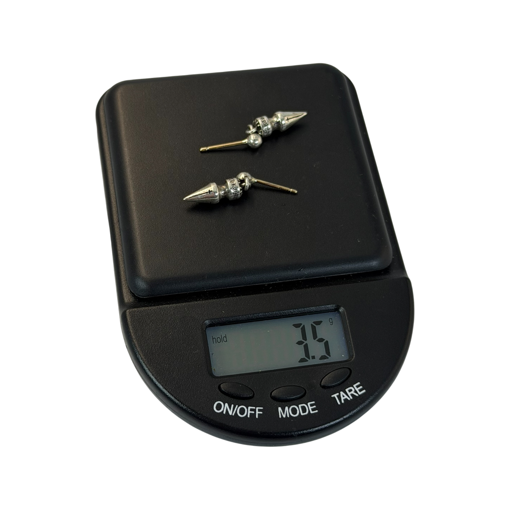 CHROME HEARTS Spikes Earrings
