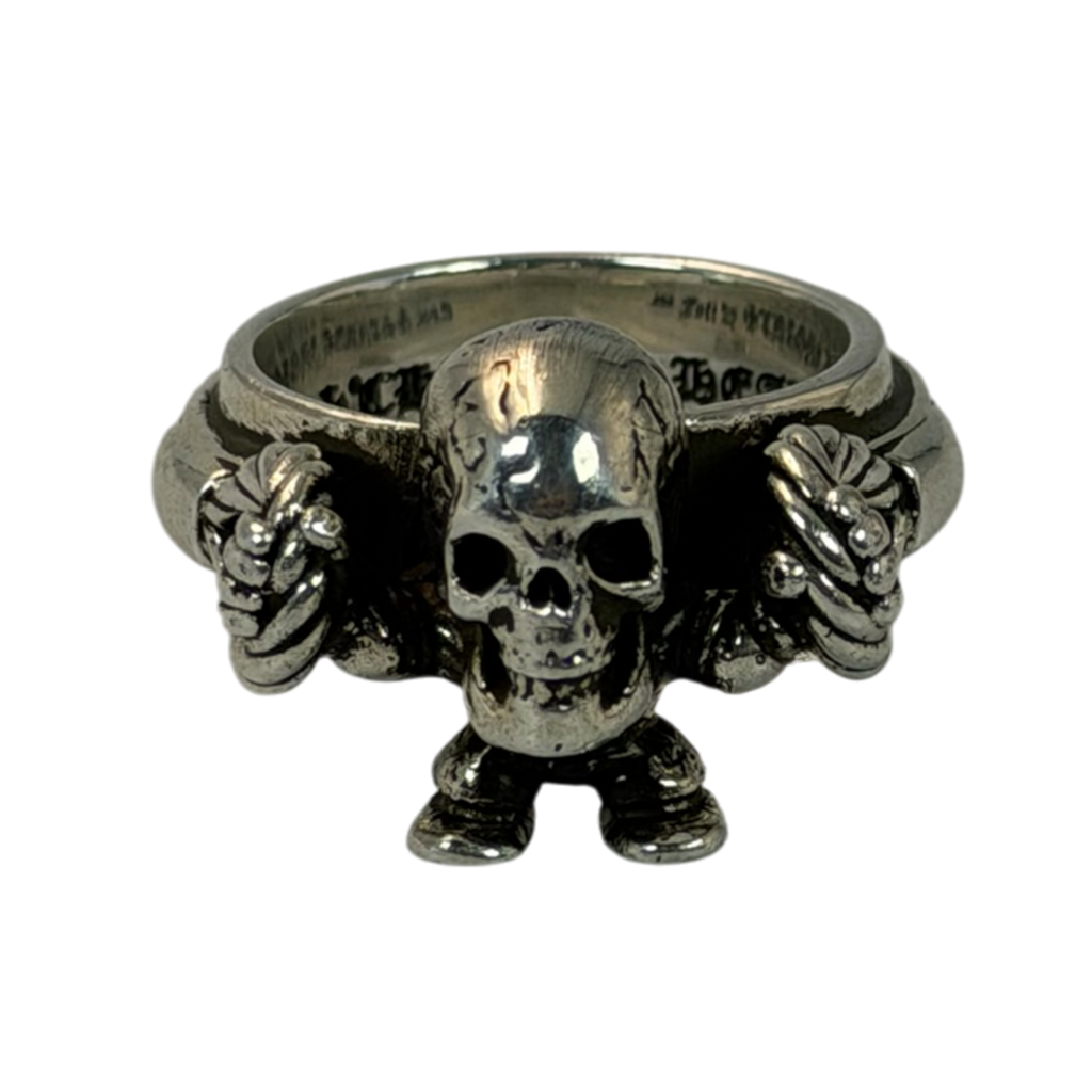 CHROME HEARTS Fotti Harris Teeter Cable Ring Size 8.5