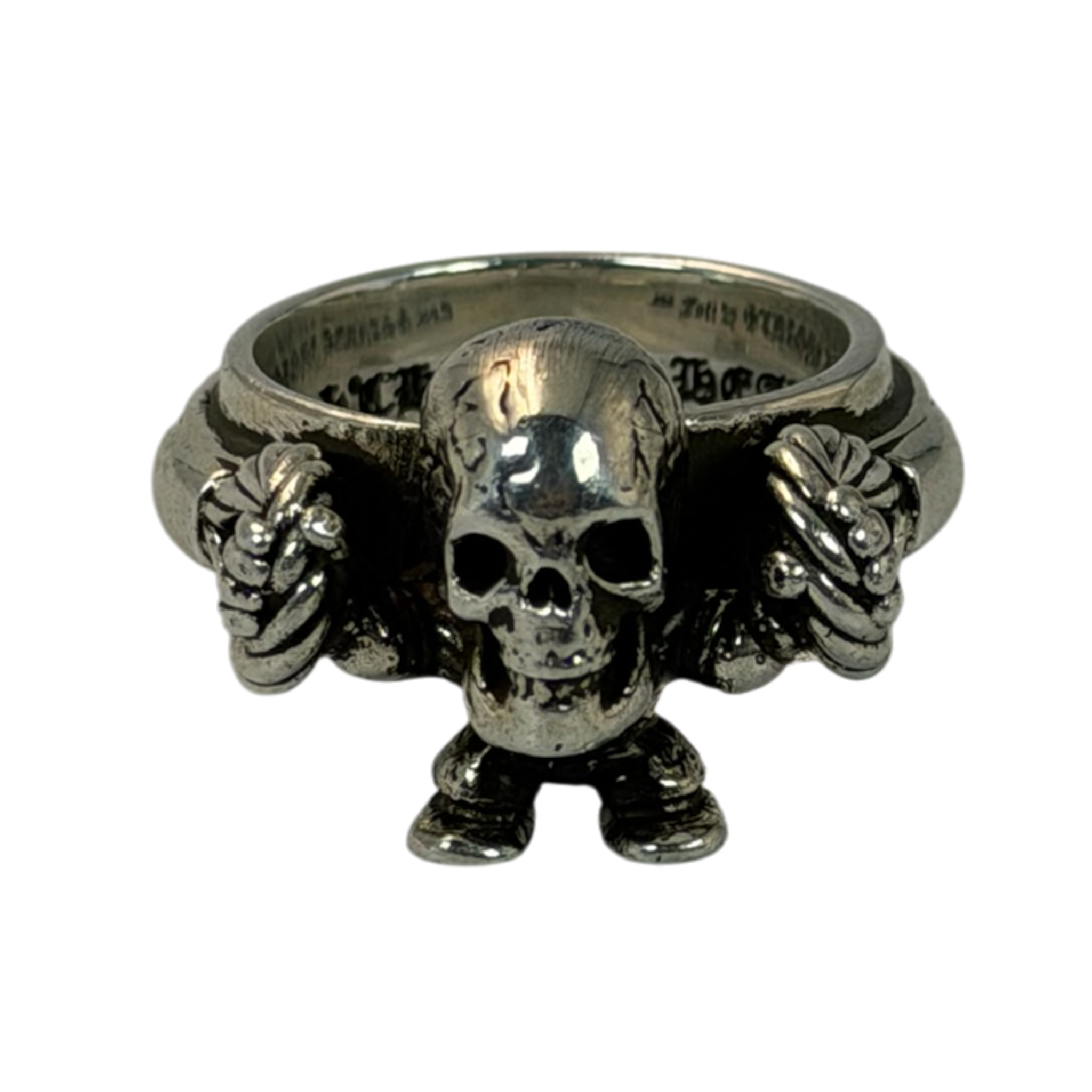CHROME HEARTS Fotti Harris Teeter Cable Ring Size 8.5