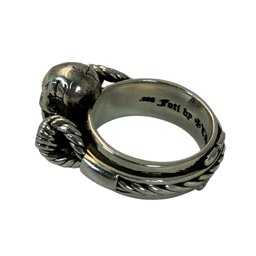 CHROME HEARTS Fotti Harris Teeter Cable Ring Size 8.5