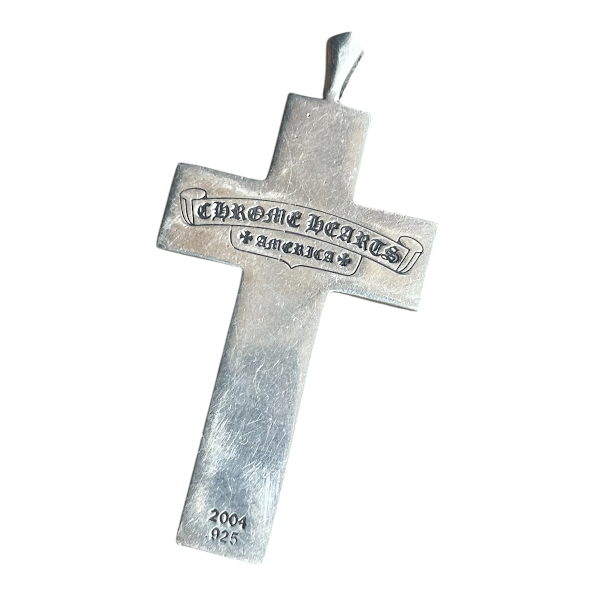 CHROME HEARTS MULTI Framed Cross Pendant Charm