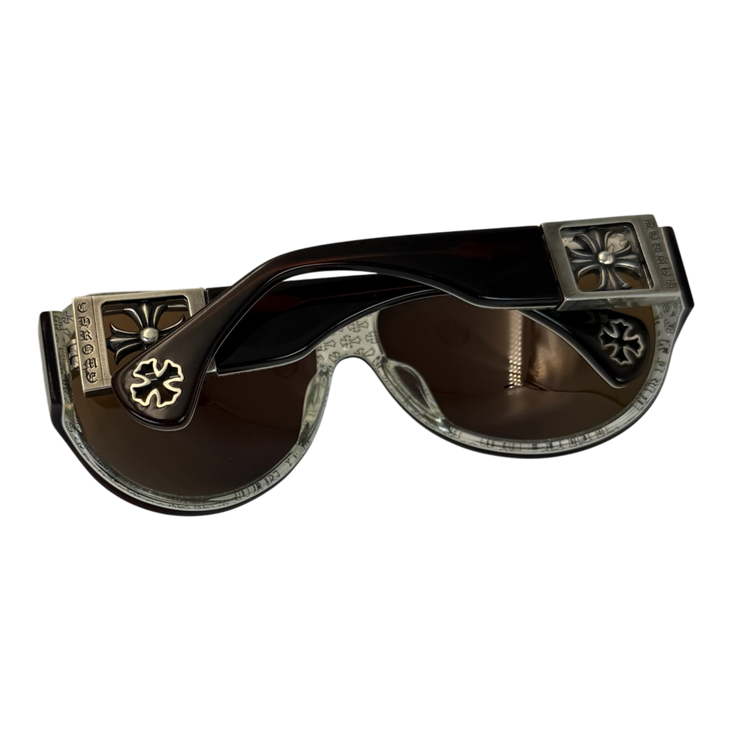 CHROME HEARTS Erected Rockstar Aviator Sunglasses