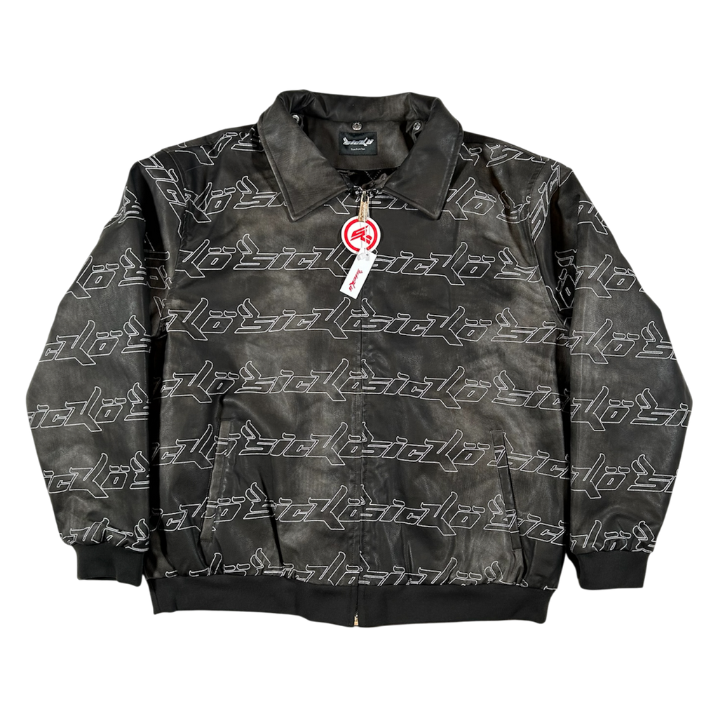 SÏCKO BORN FROM PAIN LEATHER BOMBER JACKET