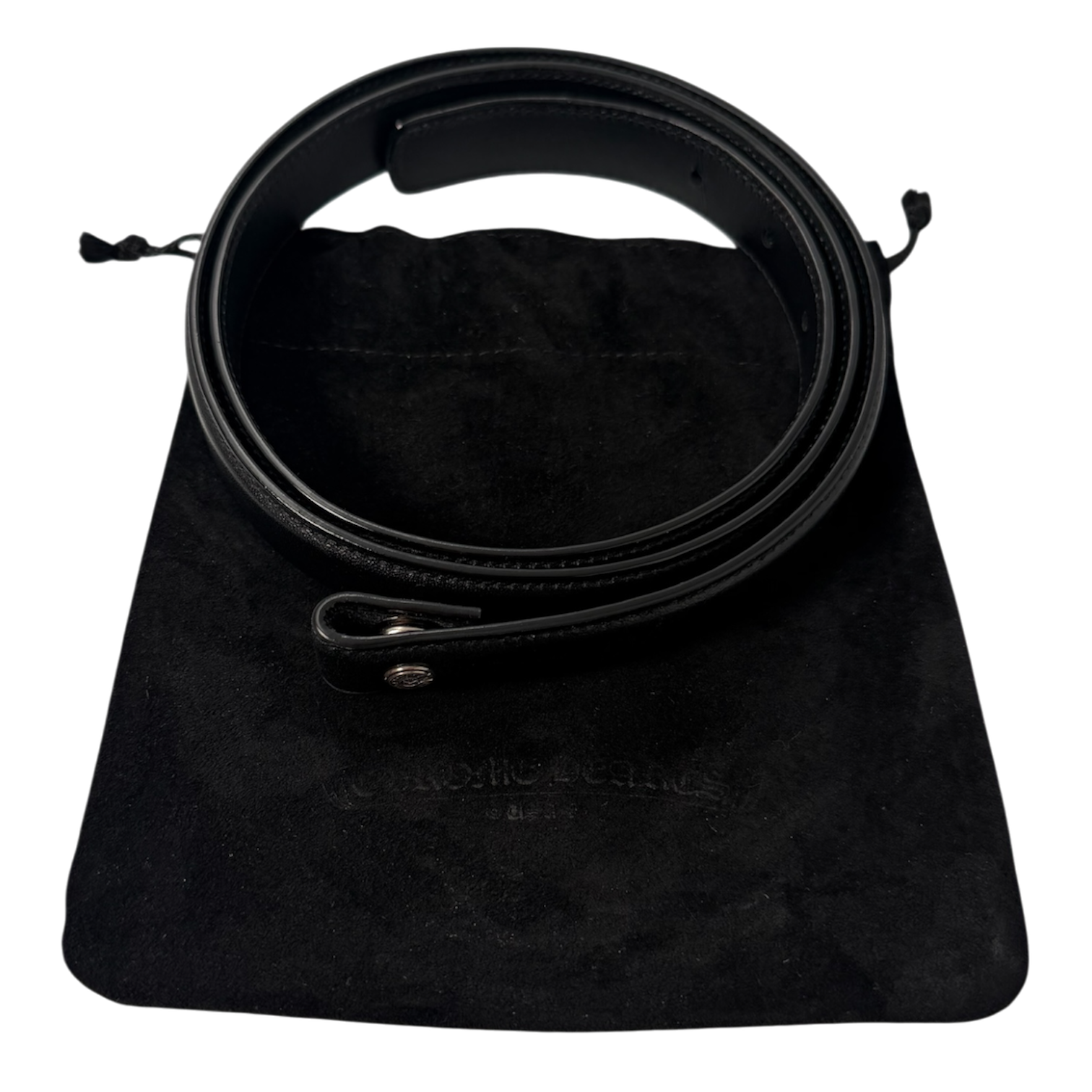 CHROME HEARTS STRAP LEATHER BELT