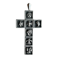 CHROME HEARTS MULTI Framed Cross Pendant Charm
