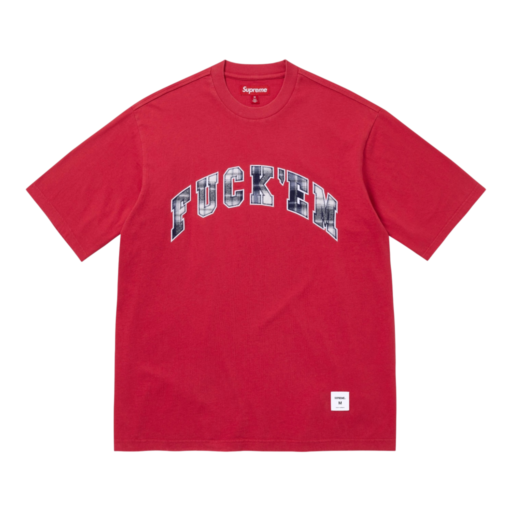 Fuck Em Plaid S/S Top