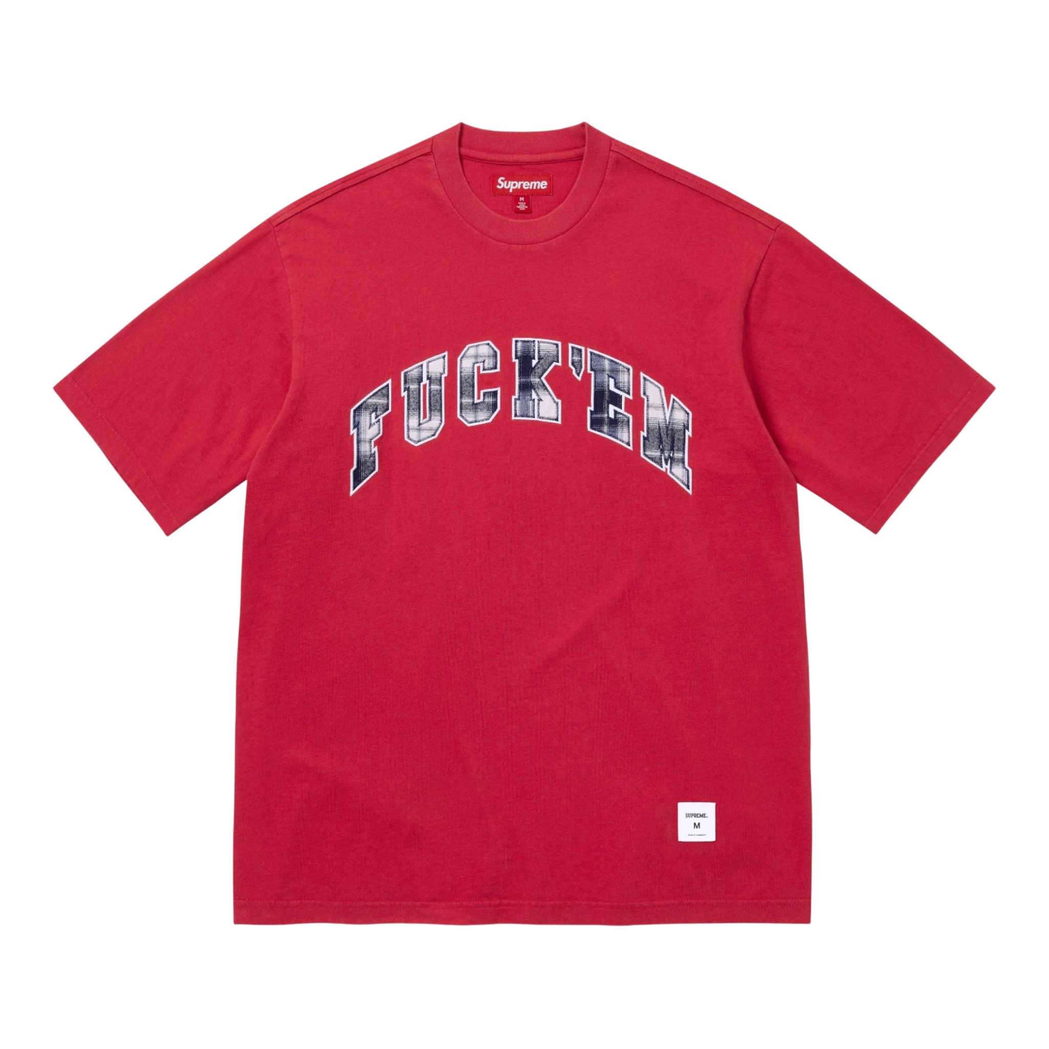 Fuck Em Plaid S/S Top