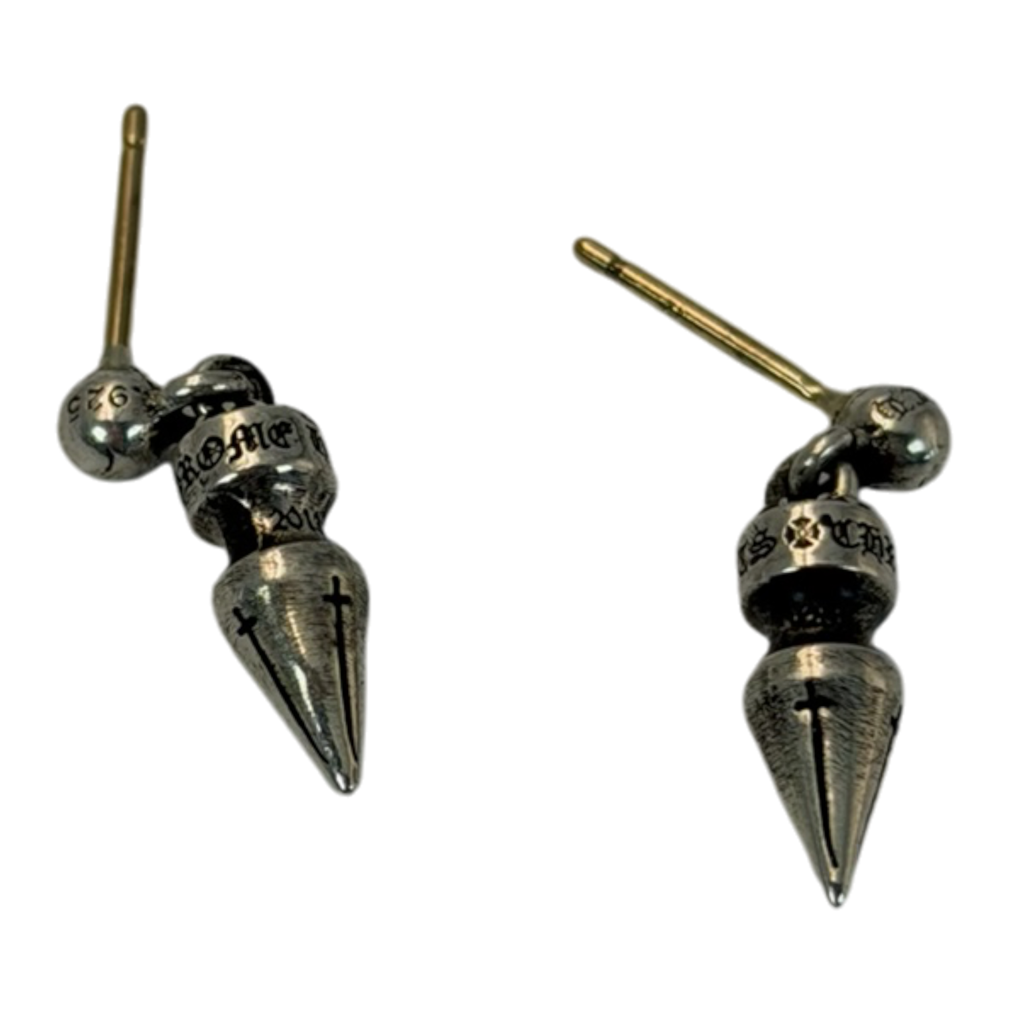 CHROME HEARTS Spikes Earrings