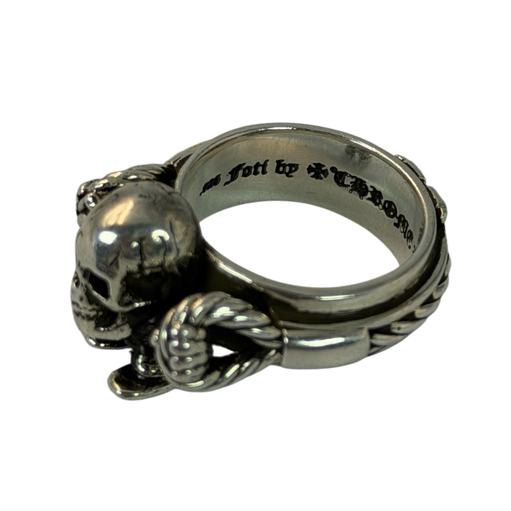CHROME HEARTS Fotti Harris Teeter Cable Ring Size 8.5