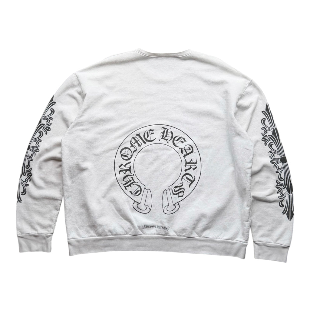 Chrome Hearts Floral Cross Crewneck