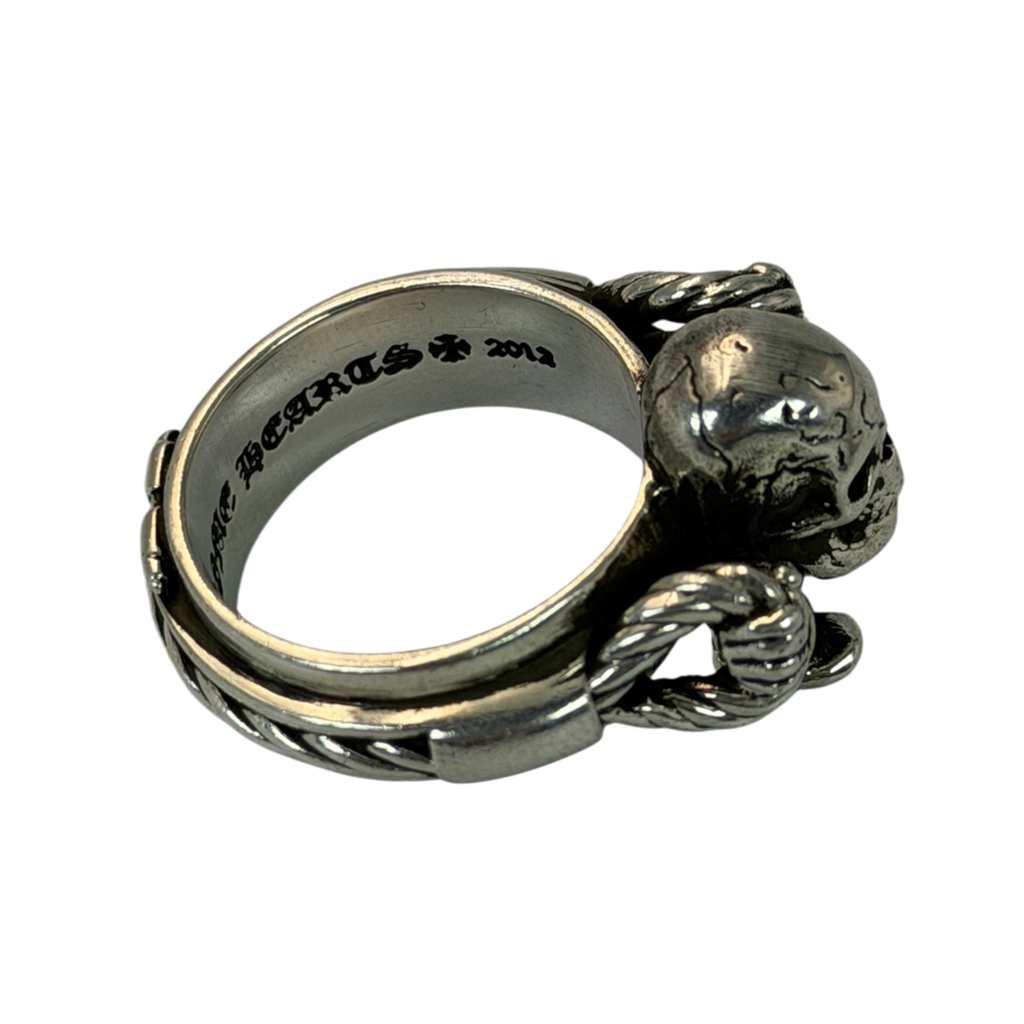 CHROME HEARTS Fotti Harris Teeter Cable Ring Size 8.5