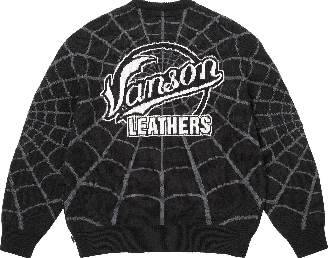 Supreme®/Vanson Leathers® Spider-Man Sweater (Black)