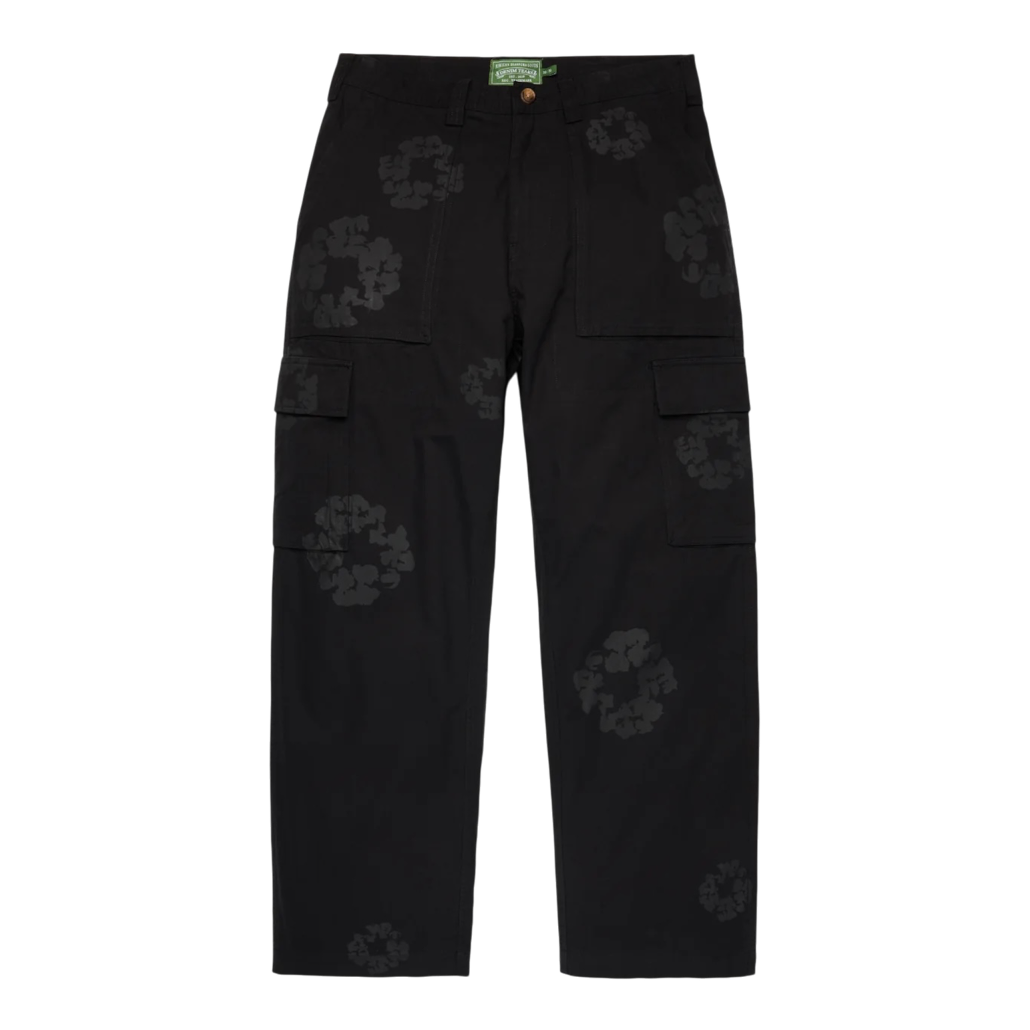 Denim Tears Mono Wreath Cargo Pant Black
