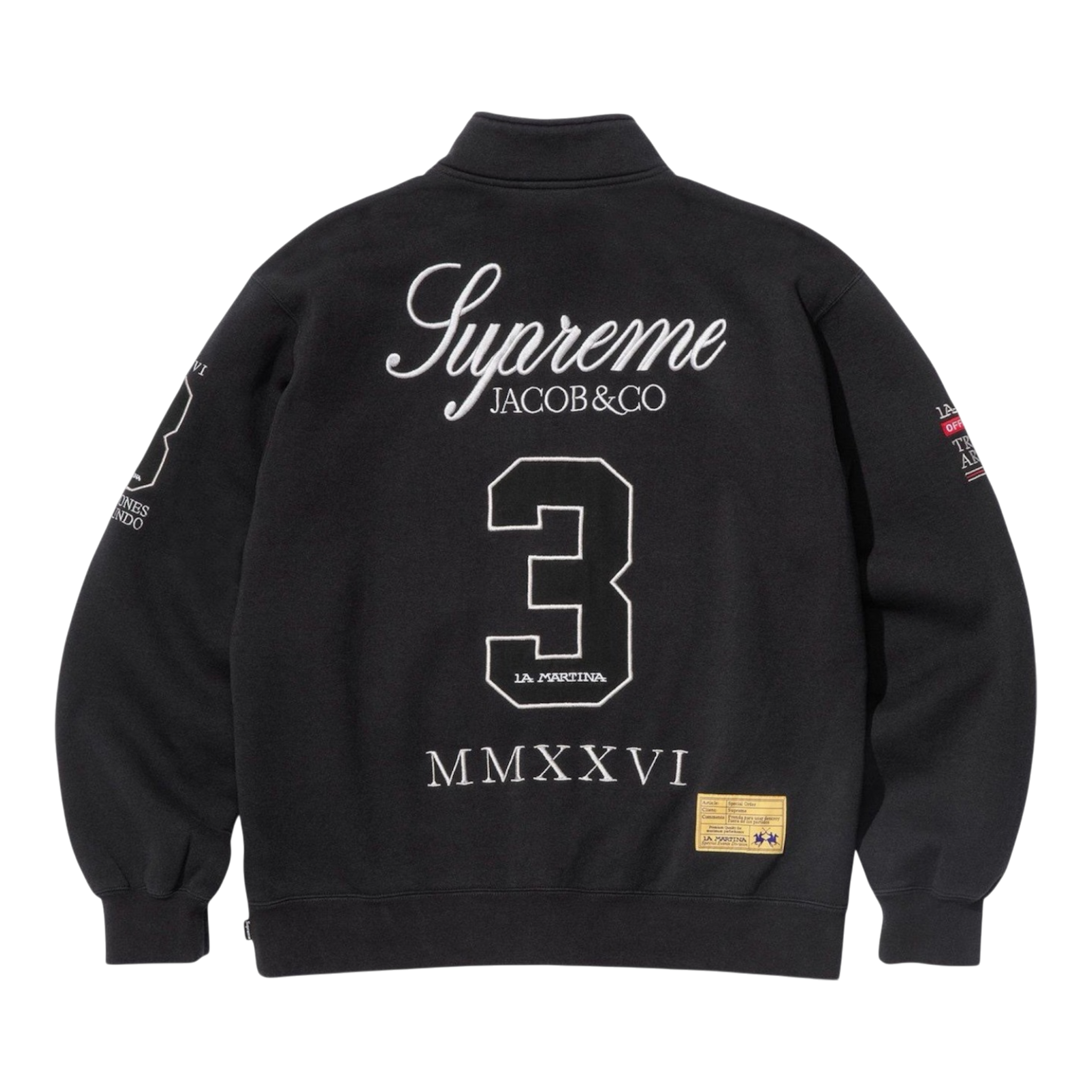 Supreme®/La Martina/Jacob & Co Zip Up Sweatshirt
