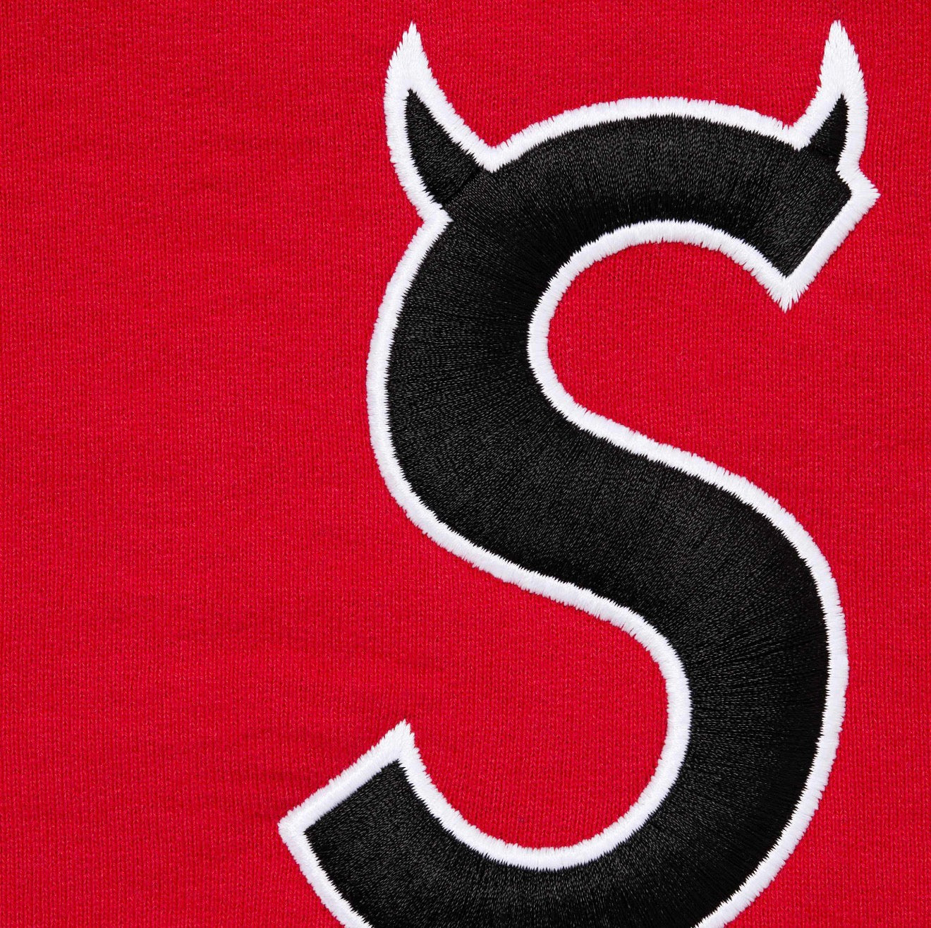 Devil S Logo Zip Up Hooded Sweatshirt
