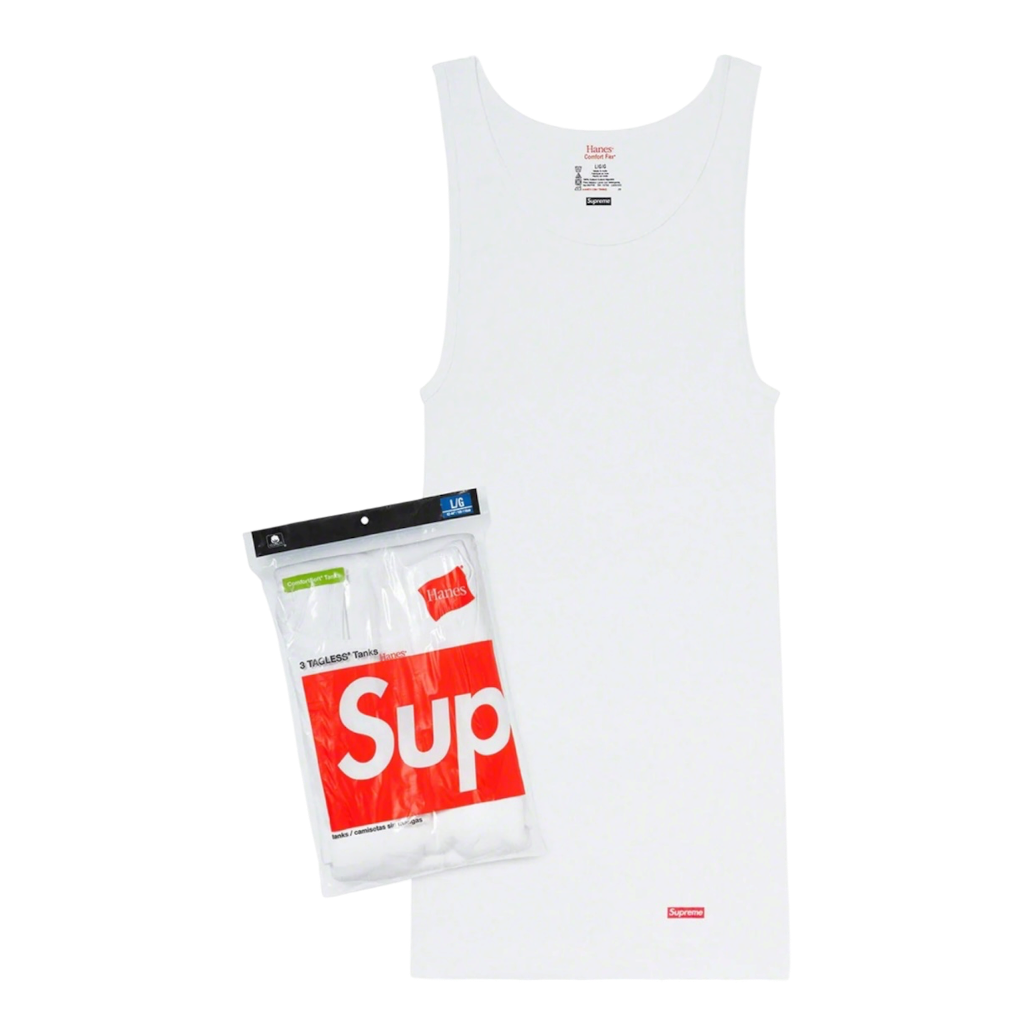 Supreme®/Hanes® Tagless Tank Tops (3 Pack)