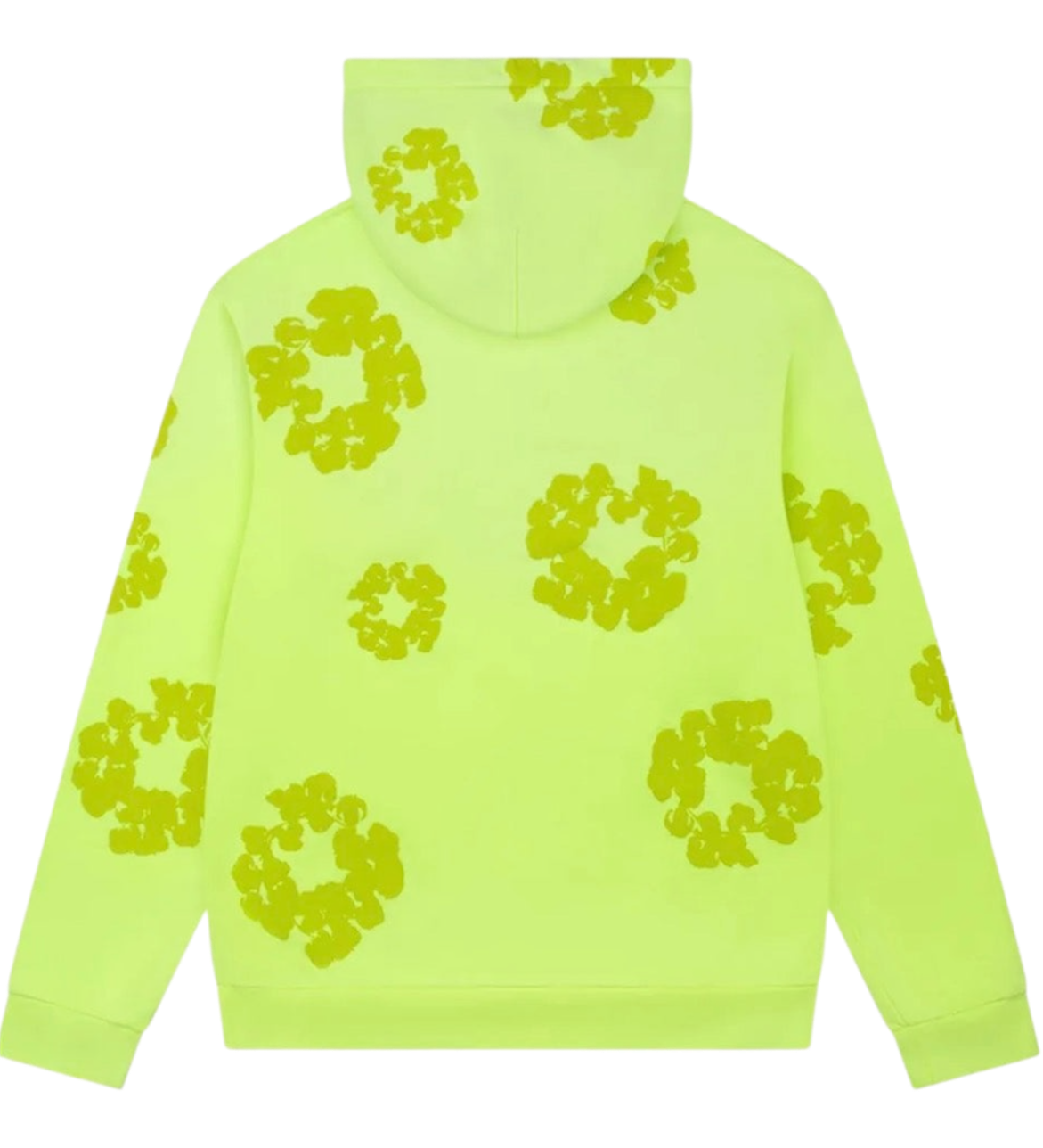 Denim Tears Hoodie Color Neon Mono Cotton Wreath