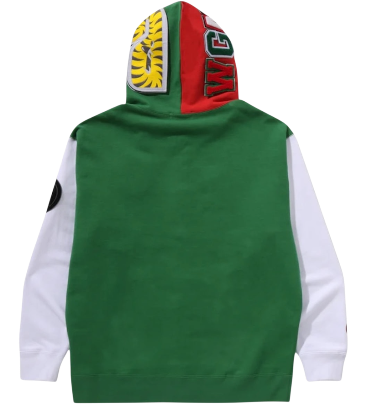 A BATHING APE BAPE STA Camo Green Shark Full Zip Hoodie SS21
