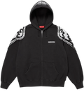 Supreme Wings Zip up Hooded sweatshirt ‘black’ (FW’25)
