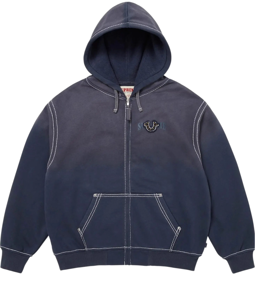 Supreme True Religion Zip Up Hooded Sweatshirt (FW25)
