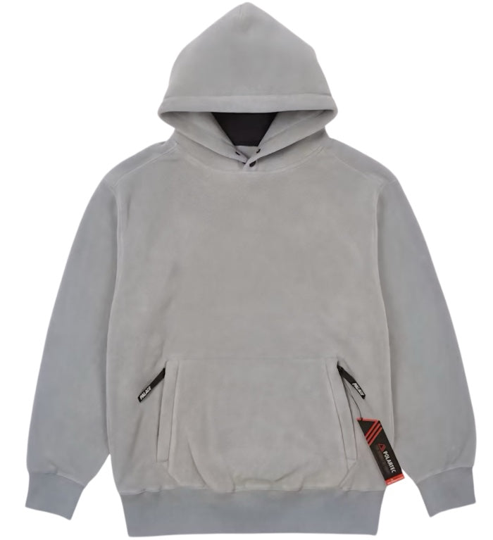 Palace Polartec Lazer Zip Hood Concrete Grey