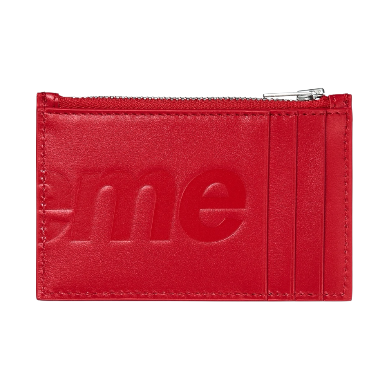 Supreme 25´ Leather Zip Card Holder