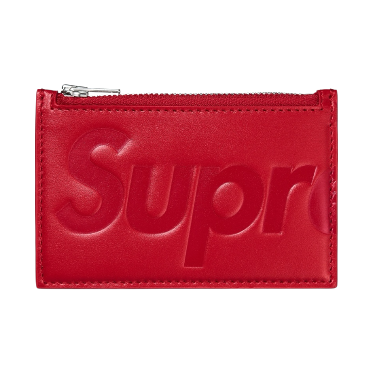 Supreme 25´ Leather Zip Card Holder