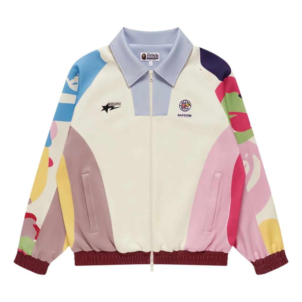 BAPE X KIDSUPER PATCHWORK TRACK JACKET [MULTI]
