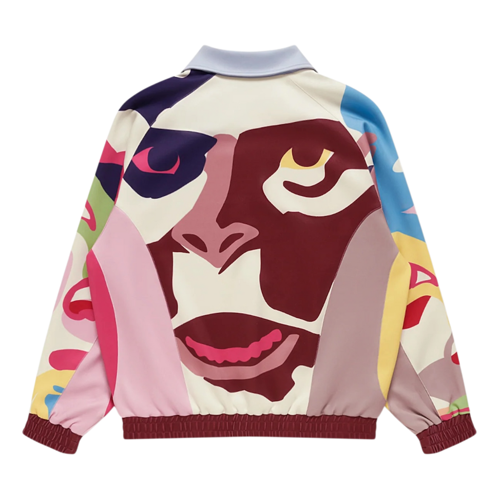 BAPE X KIDSUPER PATCHWORK TRACK JACKET [MULTI]