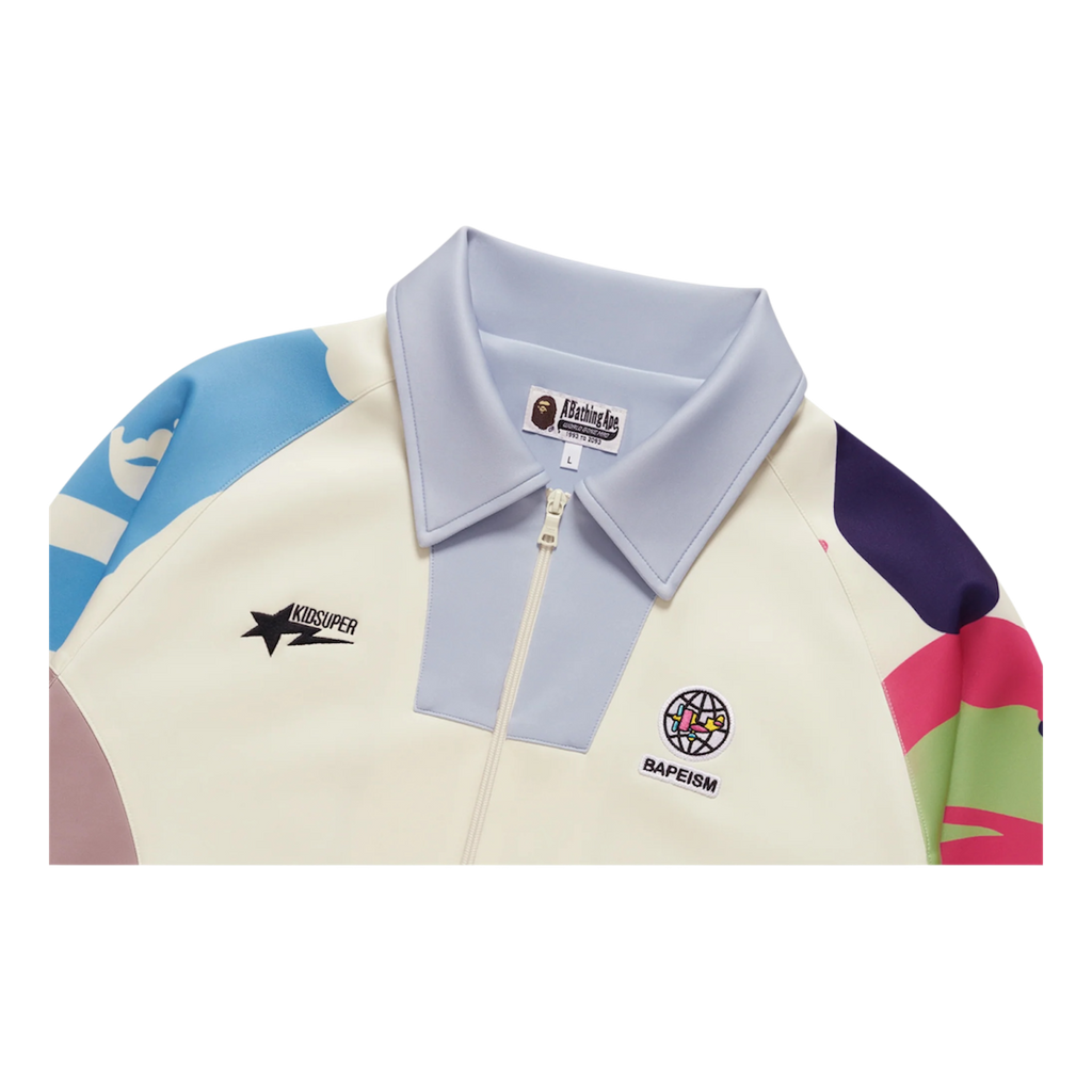 BAPE X KIDSUPER PATCHWORK TRACK JACKET [MULTI]