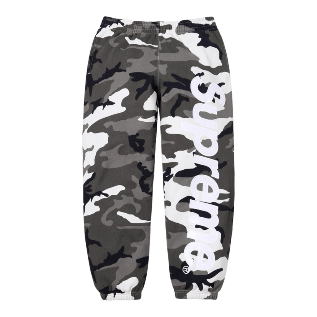 Satin Appliqué Sweatpant