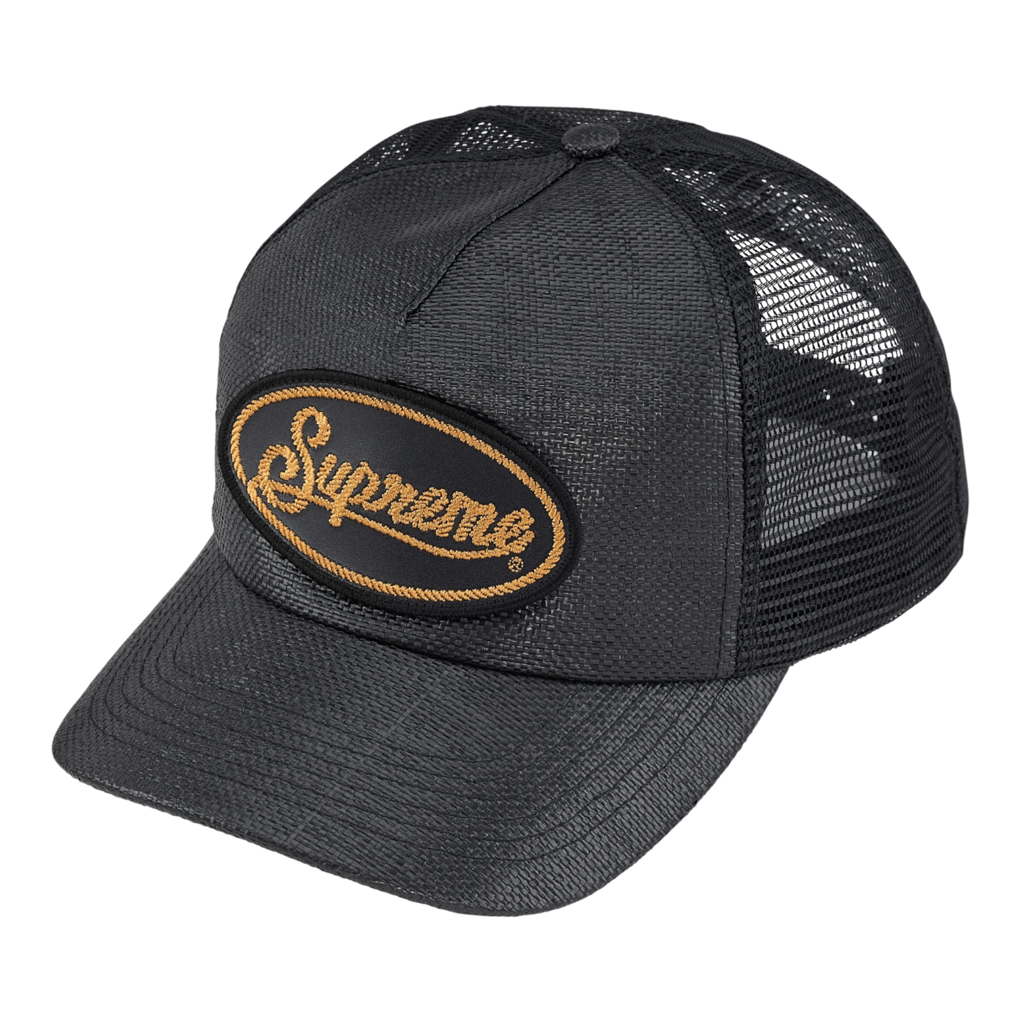 Raffia Mesh Back 5-Panel