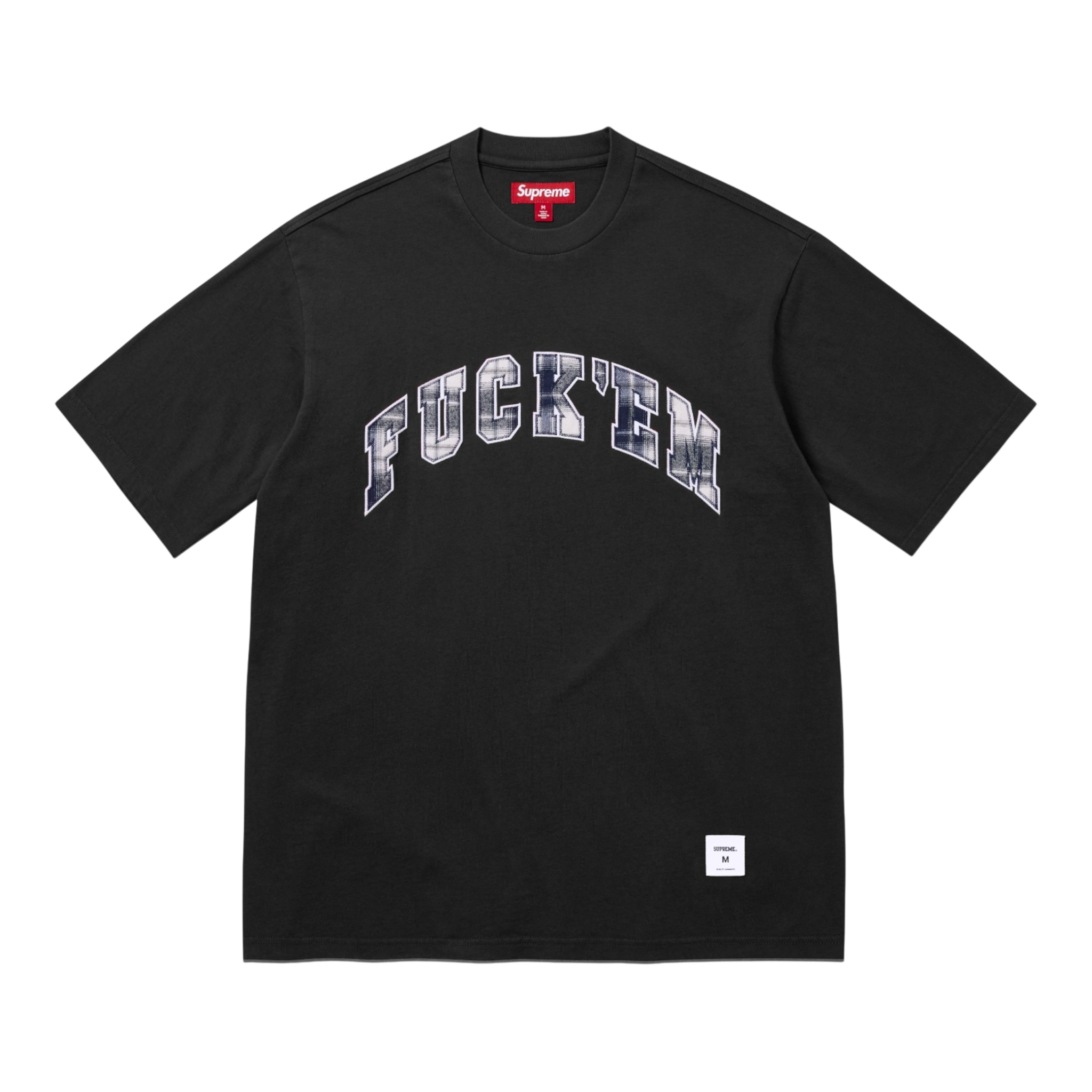Fuck Em Plaid S/S Top