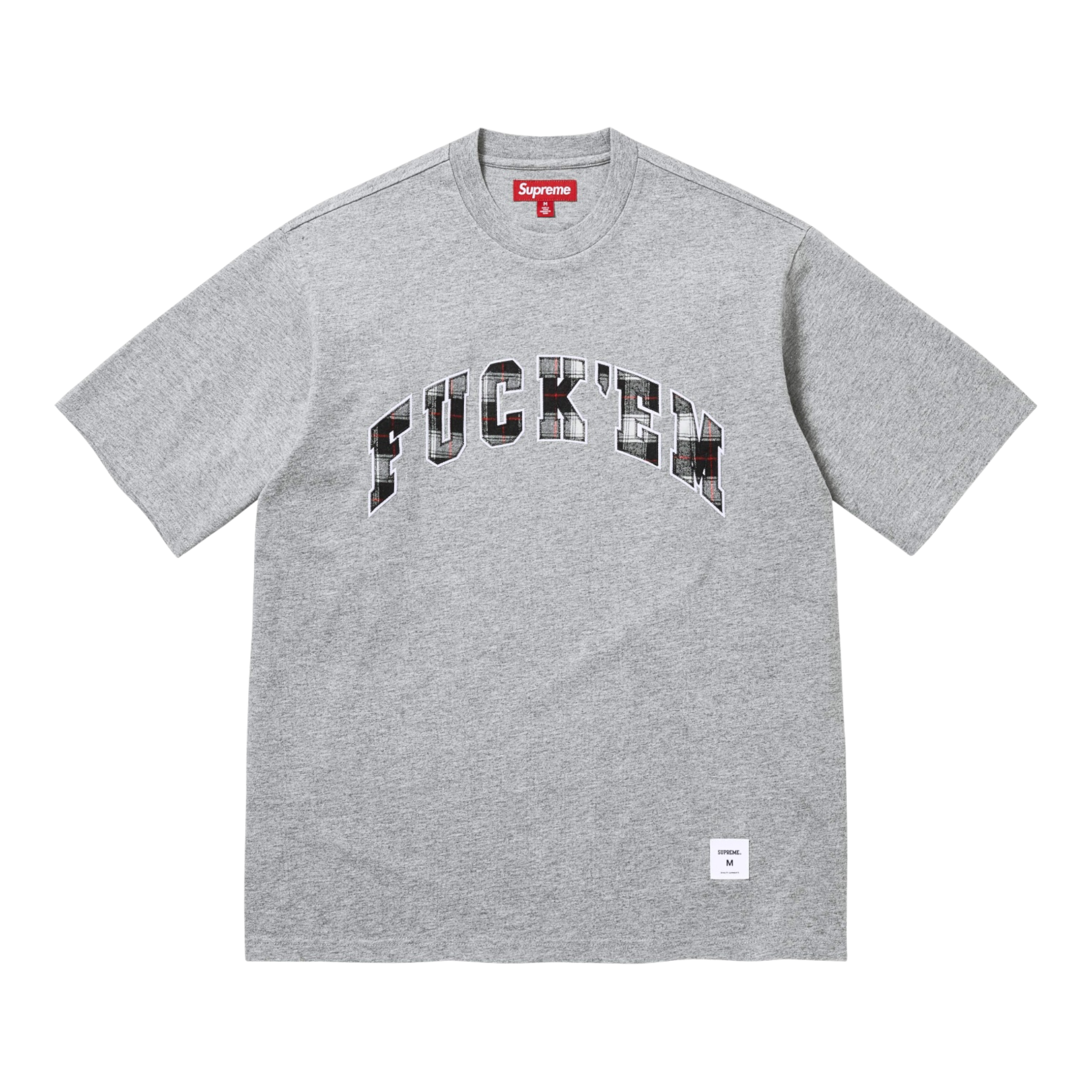 Fuck Em Plaid S/S Top