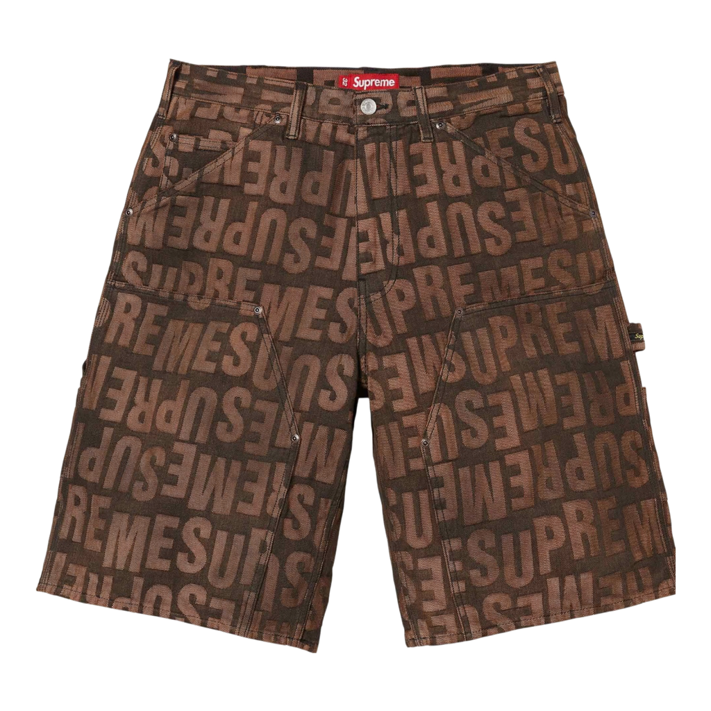 Supreme®/Repeat Jacquard Double Knee Denim Short