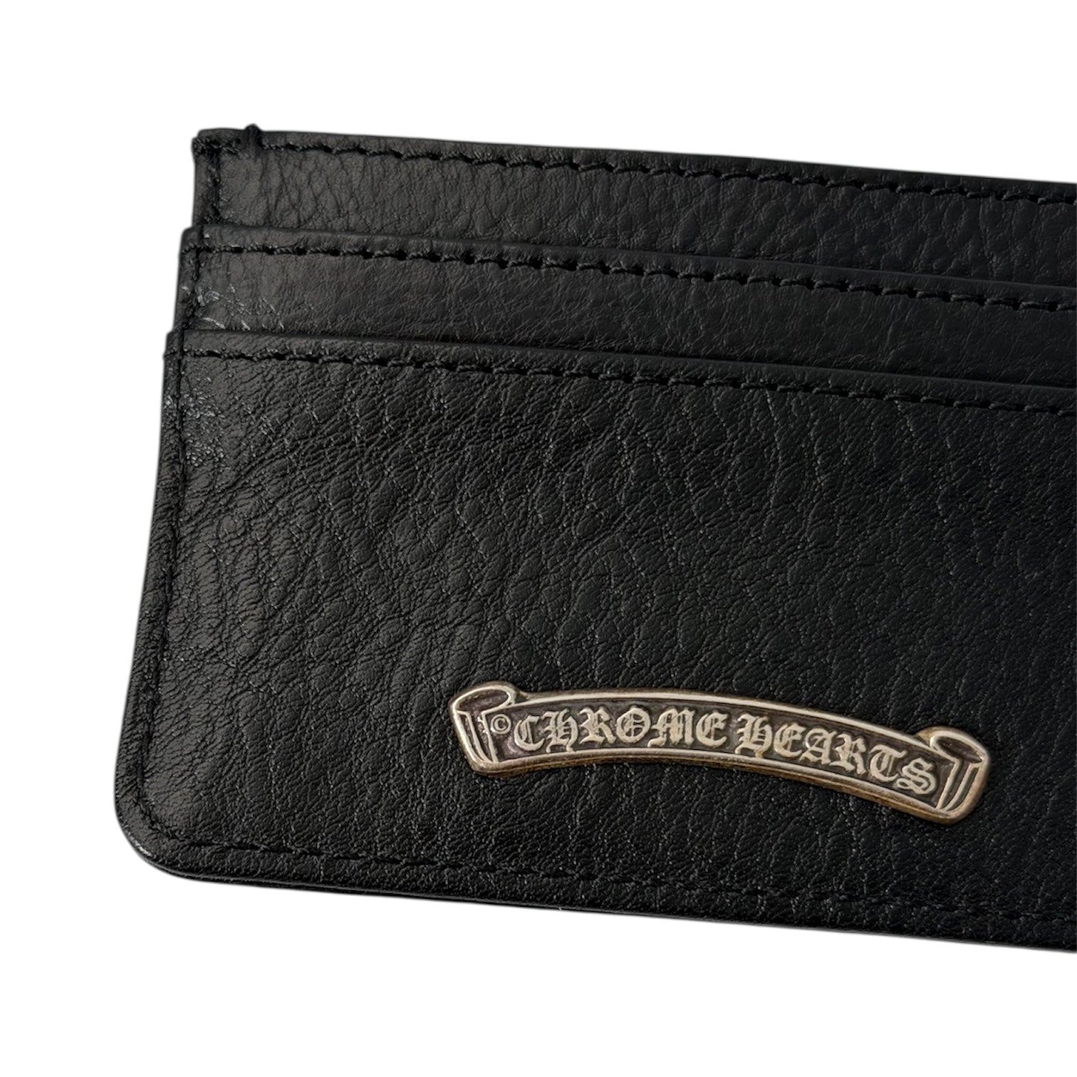 CHROME HEARTS Card Holder Scroll Embellished