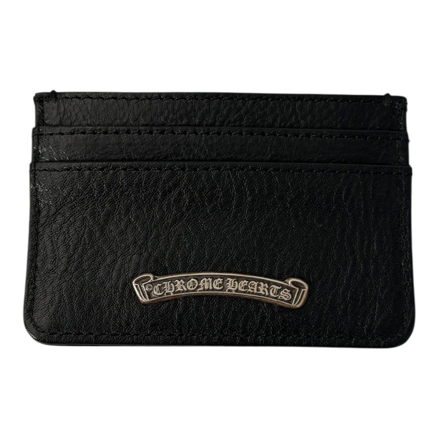 CHROME HEARTS Card Holder Scroll Embellished