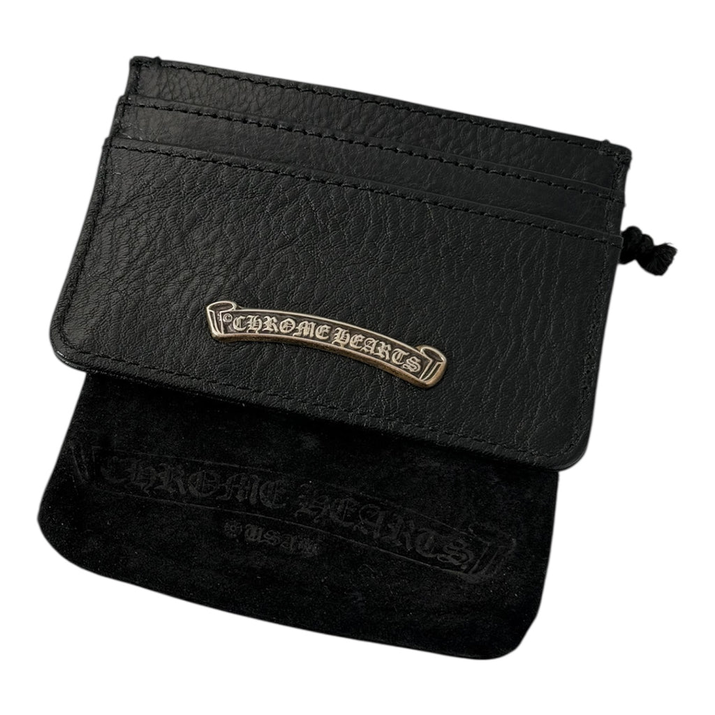 CHROME HEARTS Card Holder Scroll Embellished