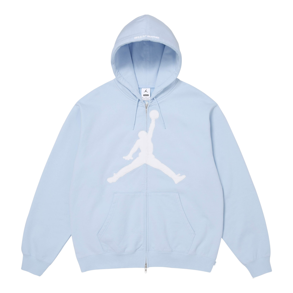 Supreme®/Jordan® Zip Up Hooded Sweatshirt