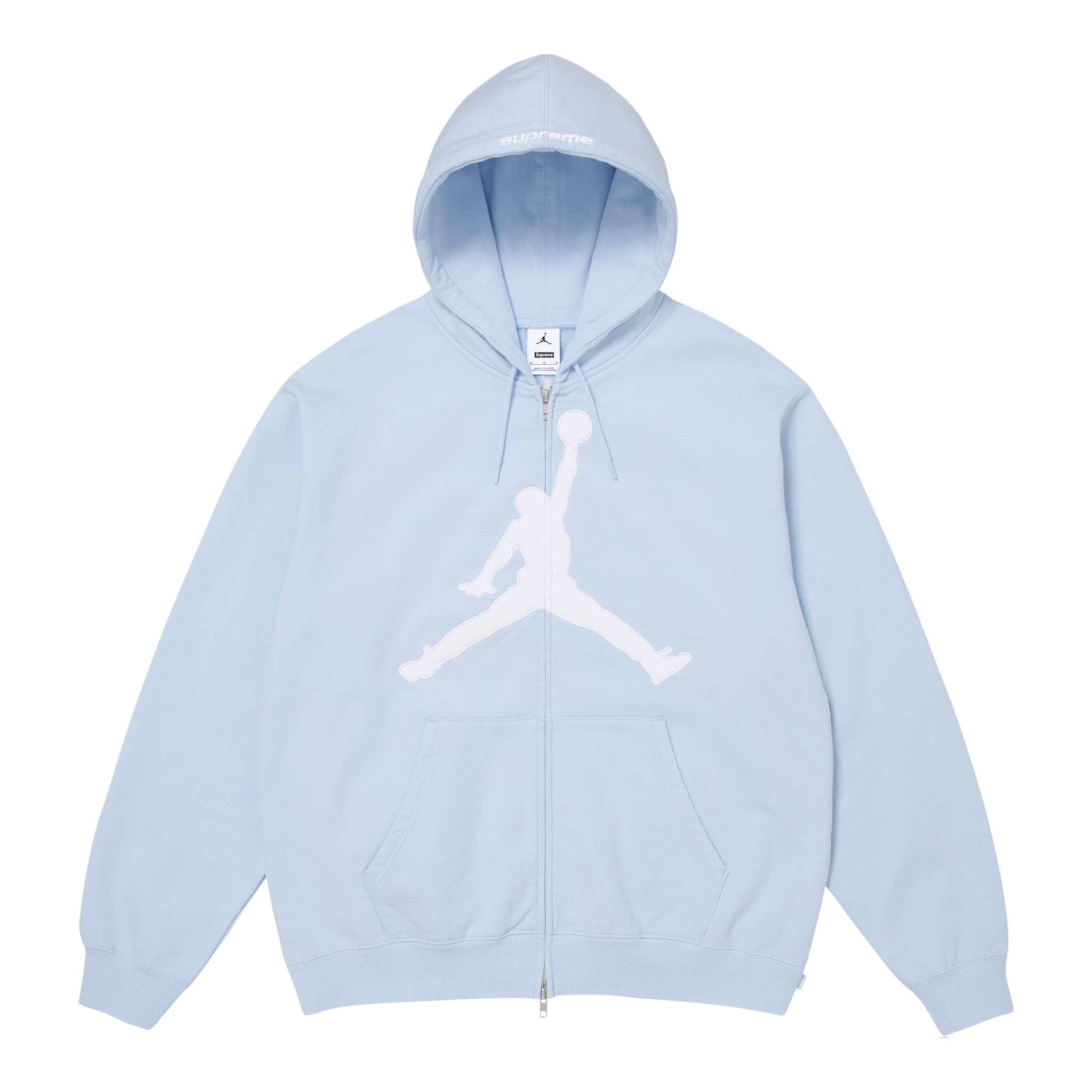 Supreme®/Jordan® Zip Up Hooded Sweatshirt