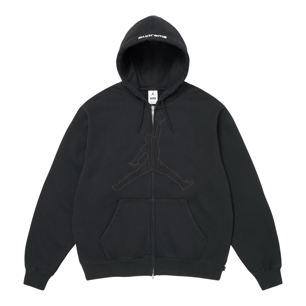 Supreme®/Jordan® Zip Up Hooded Sweatshirt