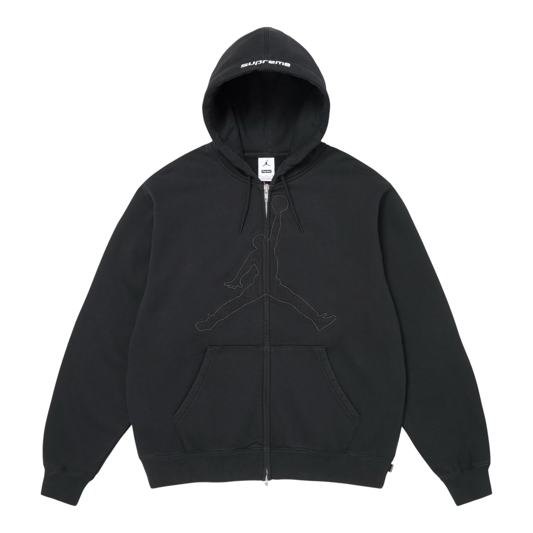Supreme®/Jordan® Zip Up Hooded Sweatshirt